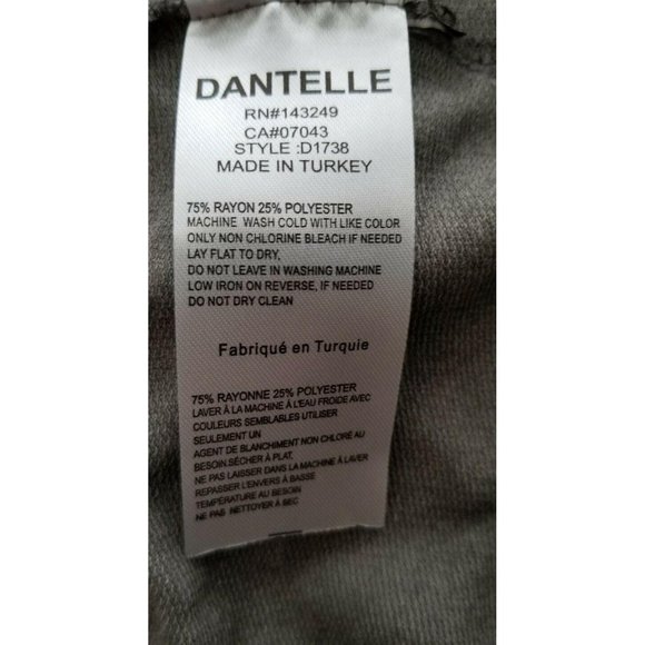 Dantelle Women's Gray Oil Dye Sweatshirt Pullover Top Size Small NWT - Picture 15 of 15